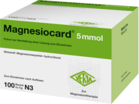 MAGNESIOCARD 5 mmol Plv.z.Her.e.Lsg.z.Einnehmen