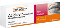 ACICLOVIR-ratiopharm Lippenherpescreme