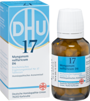 DHU Schüssler Salz Nr. 17 Manganum sulfuricum D6, 200 Tabletten