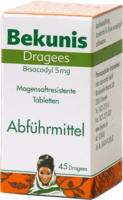 BEKUNIS Dragees Bisacodyl 5 mg magensaftres.Tabl.