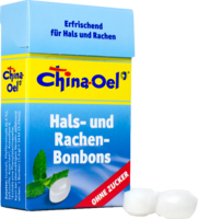 CHINA ÖL Hals- u.Hustenbonbons o.Zucker