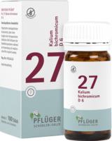 Pflüger Schüssler Salz Nr. 27 Kalium bichromicum D6, 100 Tabletten