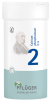 Pflüger Schüssler Salz Nr. 02 Calcium phosphoricum D6, 400 Tabletten