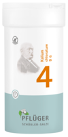 Pflüger Schüssler Salz Nr. 04 Kalium chloratum D6, 400 Tabletten