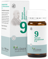 Pflüger Schüssler Salz Nr. 09 Natrium phosphoricum D6, 100 Tabletten