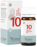 Pflüger Schüssler Salz Nr.10 Natrium sulfuricum D6, 100 Tabletten