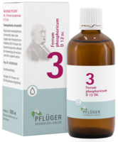 Pflüger Schüssler Salz Nr. 03 Ferrum phosphoricum D 12, Tropfen 100ml