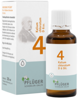 Pflüger Schüssler Salz Nr. 04 Kalium chloratum D 6, Tropfen 30ml