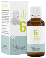 Pflüger Schüssler Salz Nr. 06 Kalium sulfuricum D 6, Tropfen 30ml