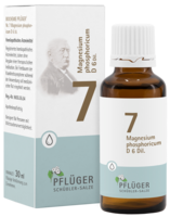 Pflüger Schüssler Salz Nr. 07 Magnesium phosphoricum D6, Tropfen 30ml