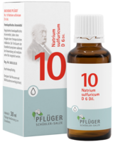 Pflüger Schüssler Salz Nr. 10 Natrium sulfuricum D 6, Tropfen 30ml