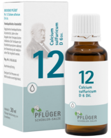 Pflüger Schüssler Salz Nr. 12 Calcium sulfuricum D 6, Tropfen 30ml