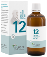 Pflüger Schüssler Salz Nr. 12 Calcium sulfuricum D 6, Tropfen 100ml