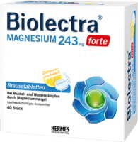 BIOLECTRA Magnesium 243 mg forte Zitrone Br.-Tabl.