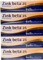 ZINK BETA 25 Brausetabletten