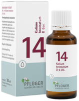 Pflüger Schüssler Salz Nr. 14 Kalium bromatum D 6, Tropfen 30ml