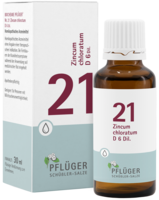 Pflüger Schüssler Salz Nr. 21 Zincum chloratum D 6,Tropfen 30ml