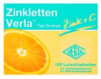 ZINKLETTEN Verla Orange Lutschtabletten