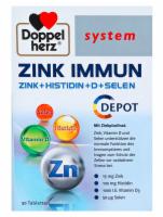 DOPPELHERZ Zink Immun Depot system Tabletten