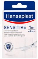 HANSAPLAST Sensitive Pflast.hypoallergen 6 cmx1 m