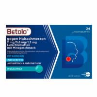 BETOLO gegen Halsschm.2/0,6/1,2 mg Lut.-Tab.Minz