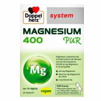 DOPPELHERZ Magnesium 400 Pur system Kapseln